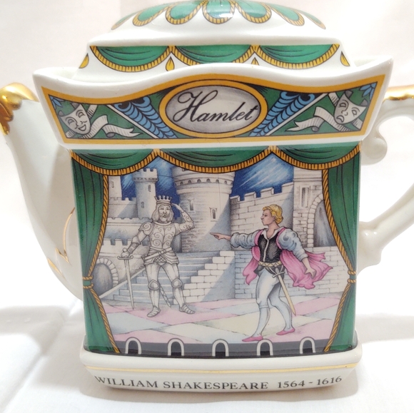 Sadler Vintage "Hamlet by Shakespeare" Ceramic Teapot - Picture 2 of 9